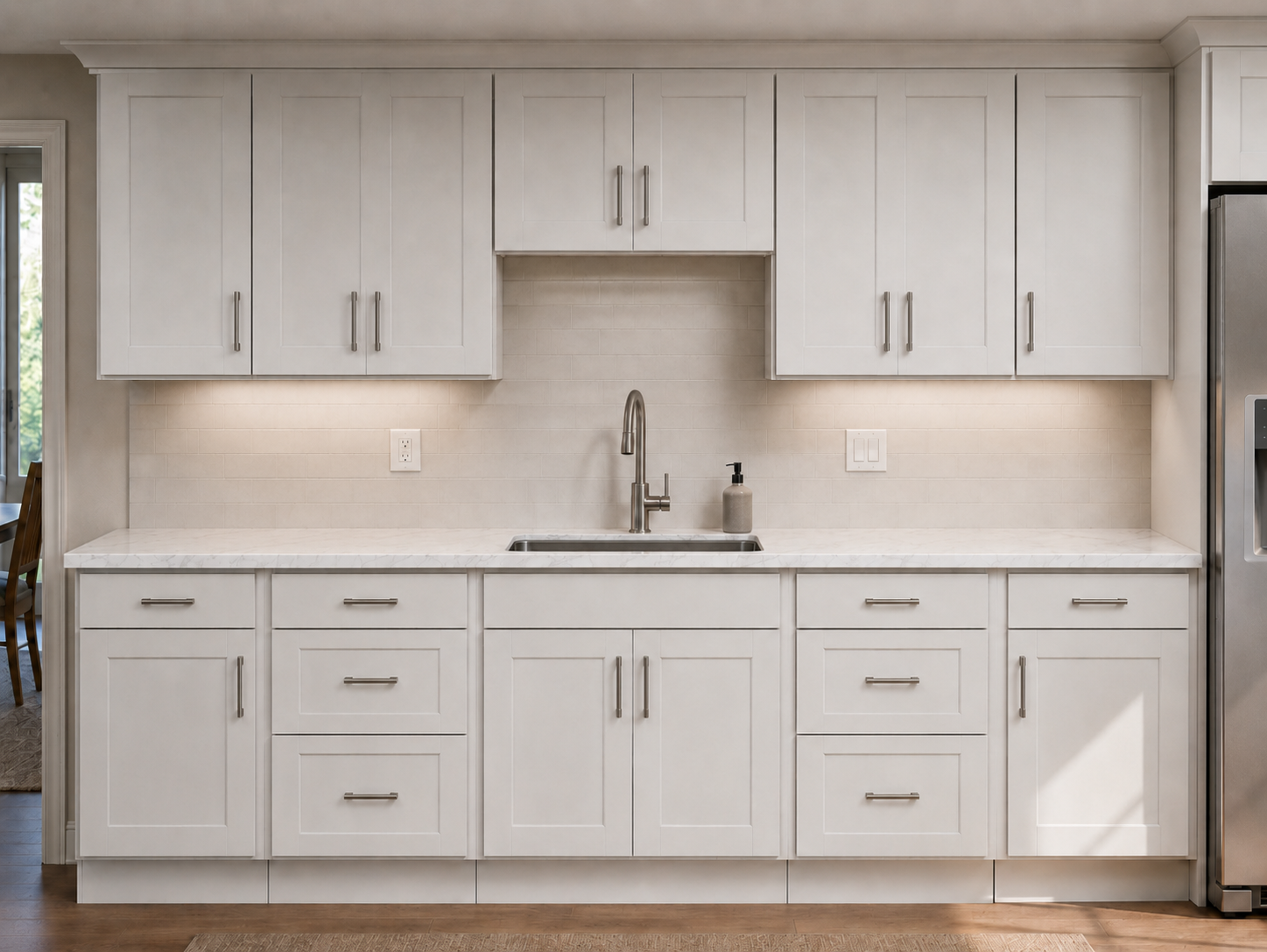 The finished kitchen