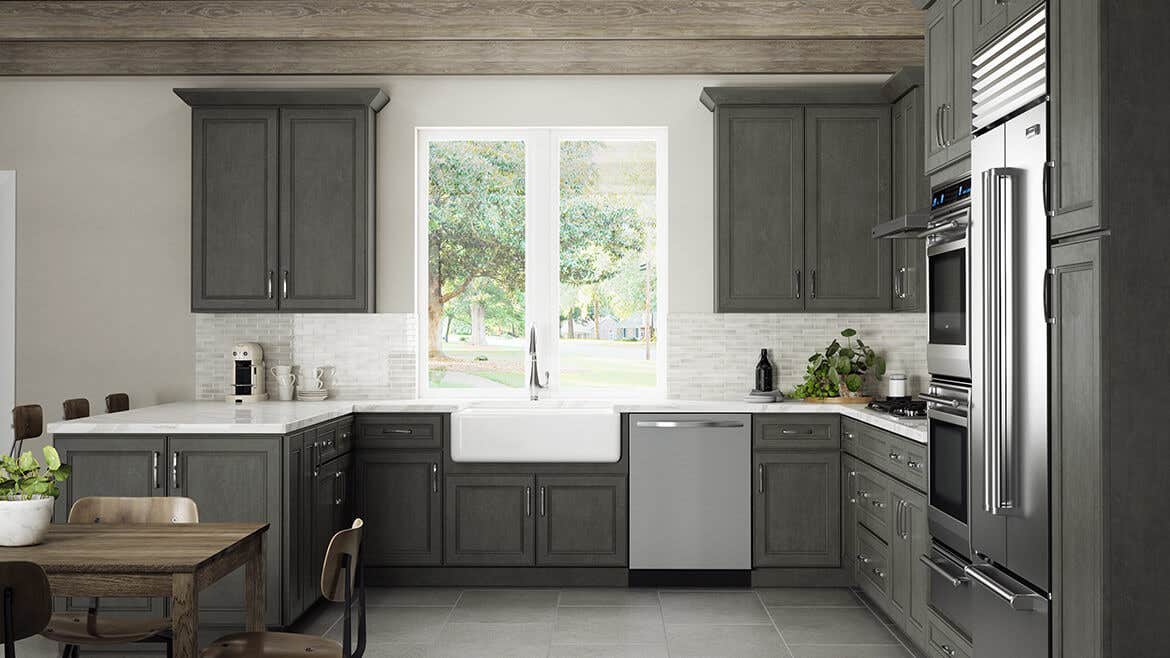 York Driftwood Grey kitchen